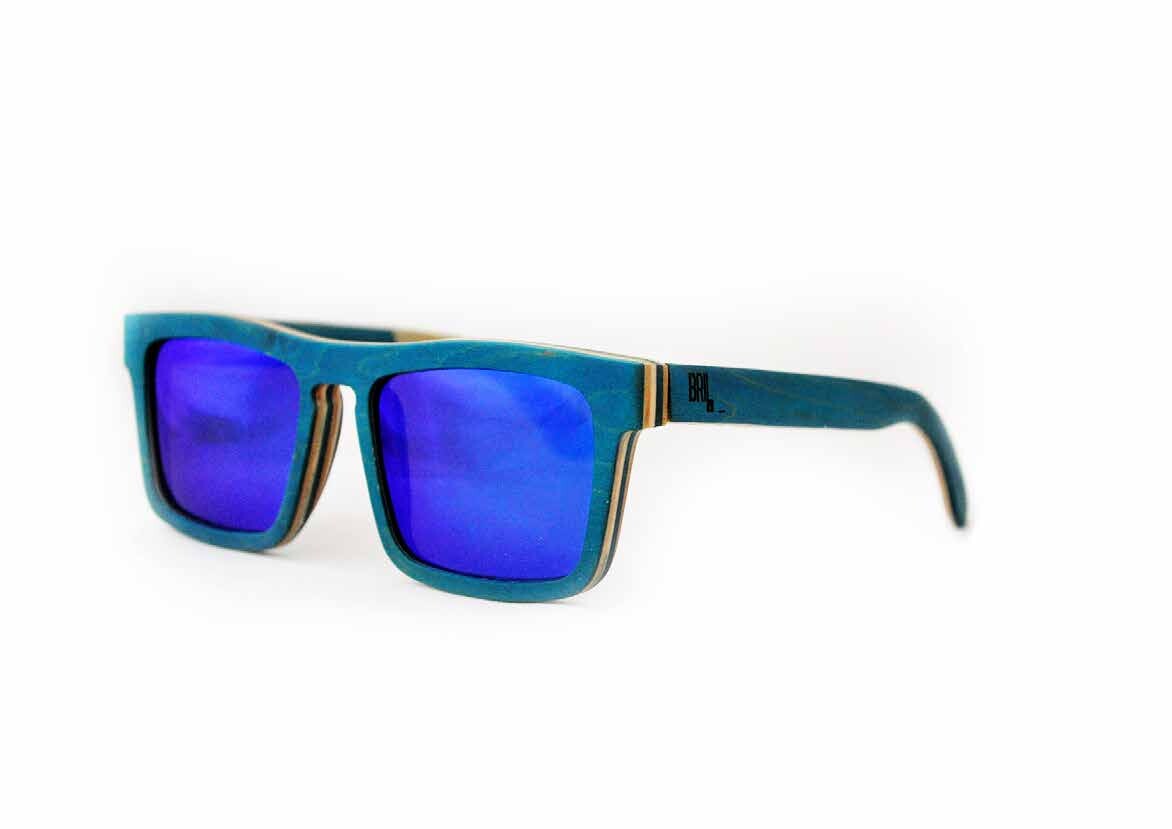 BRIL Repulse coloured wooden sunglasses